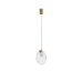 9333221 Висечка светилка SHELINA LED 2W 3000K Antique Brass Steel & Glass Nova Luce